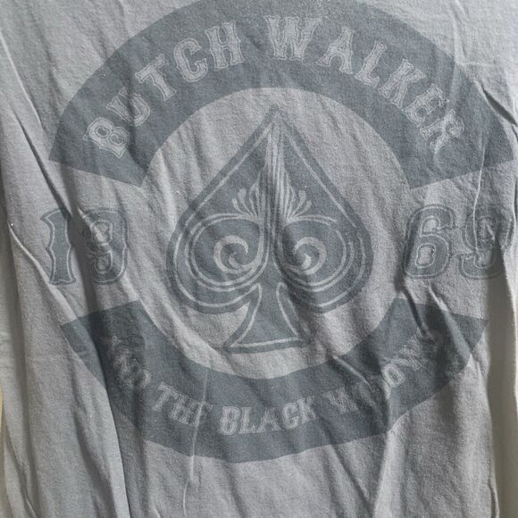 Very RARE Butch Walker & The Black Widows Gray Tour T-Shirt Size M - Picture 2 of 5